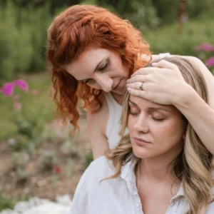 schwangere frau die sich entspannt